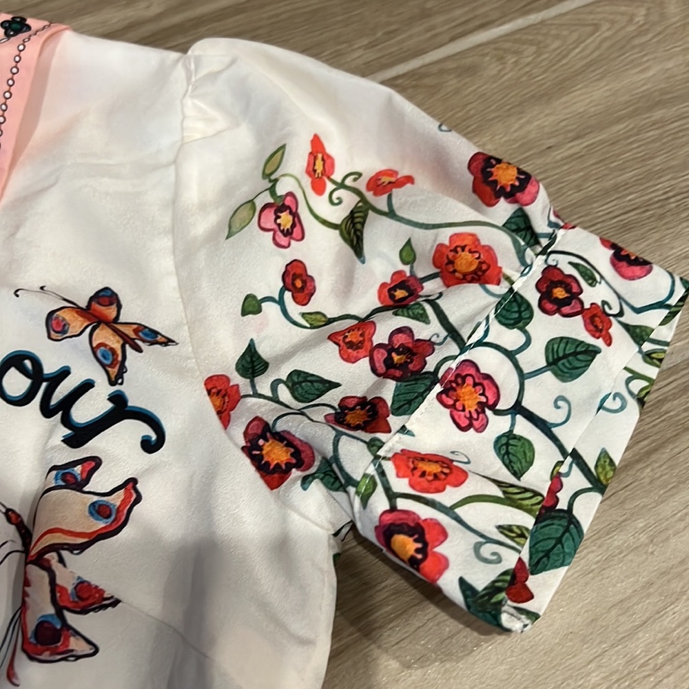 Dress size Small floral puff sleeves very pretty - Picture 6 of 17